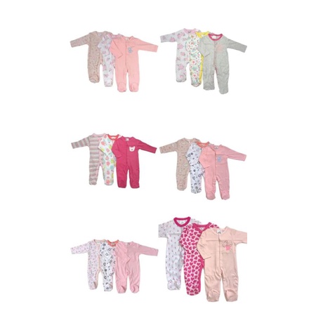 BABY K2 - Baby Sleepsuit Isi 3 Pcs Motif Random Import