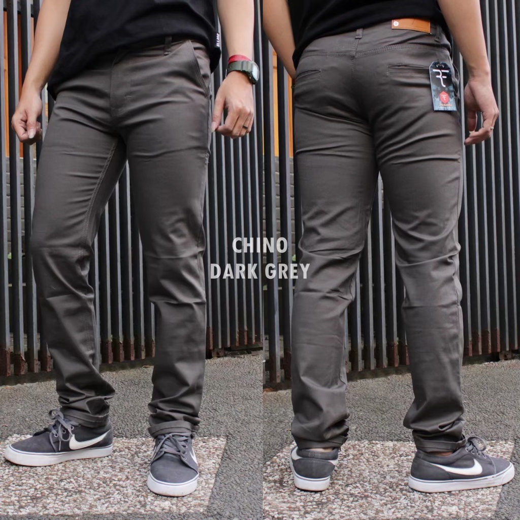 Celana Chino Panjang Pria SlimFit  Chino Pants Katun Strecth Premium Celana Cowok chinos Celana Pria Jumbo