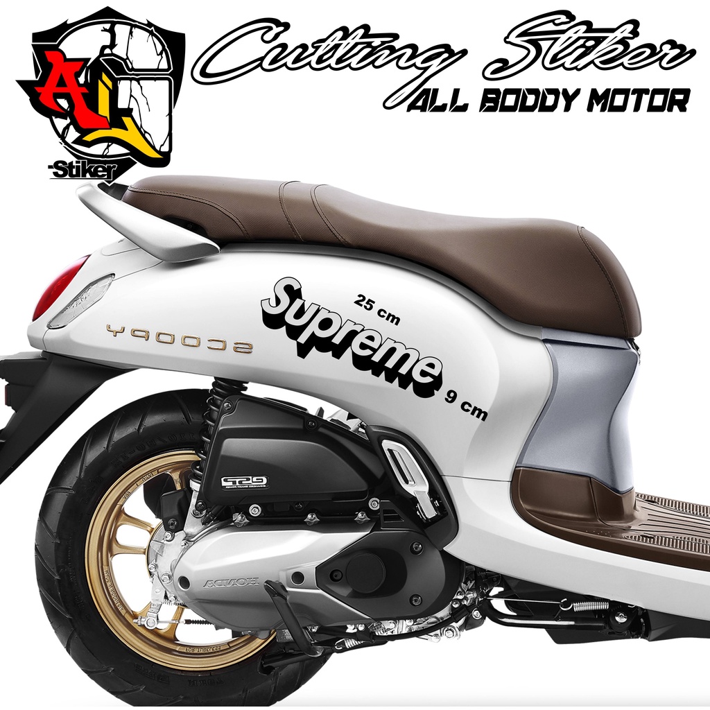 STIKER SUPREME/STIKER CATING MOTOR/STRIPING MOTOR/STIKER SIMPEL/STIKER LOGO/STIKER BODDY MOTOR/VARIA