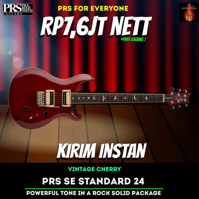 {AudioStore} PRS SE Standard 24 - Vintage Cherry 2020 Electric guitar Murah
