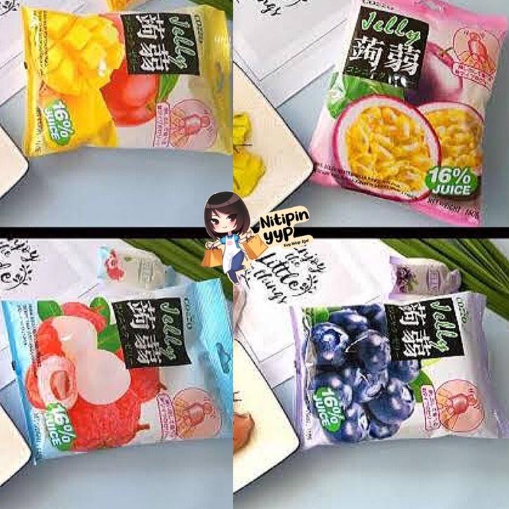 

ShareNow--[HALAL] Konnyaku COZZO Fruit Jelly Zero Fat - Snack Konjac Juice Jelly Buah mirip Orihiro Jelly Jepang - Cemilan Jelly Sehat (160gr)