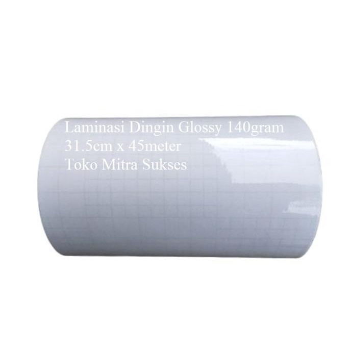 

Laminasi Dingin Glossy A3 31cm x 45m x 140gram