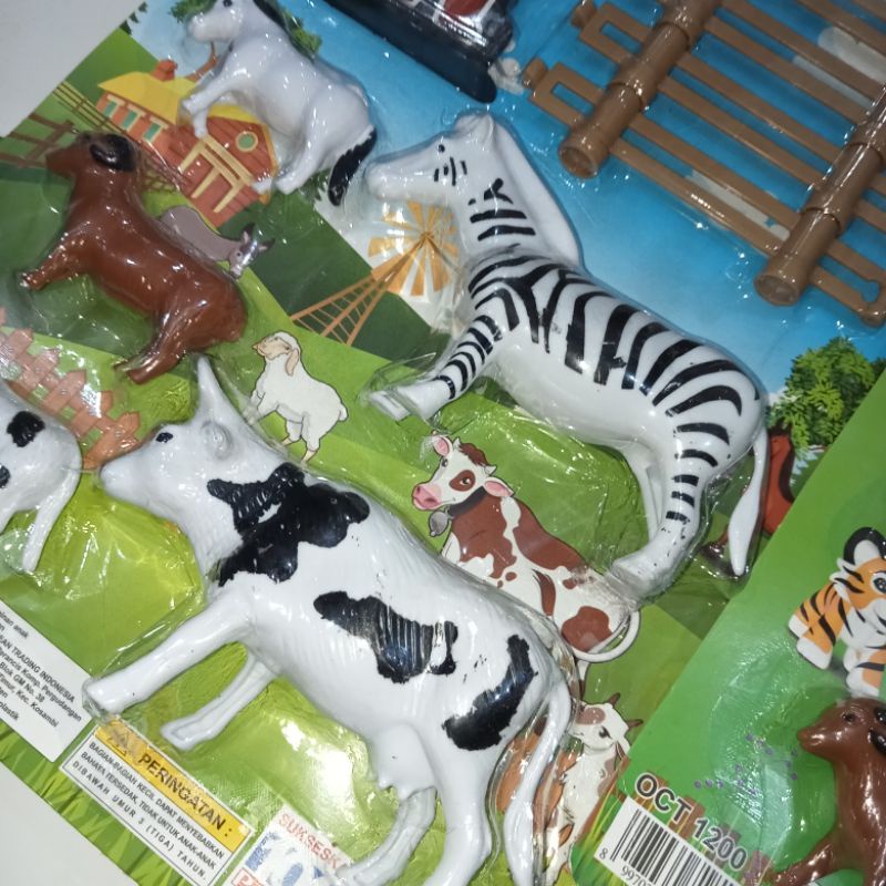 Mainan Ternak Hewan | Mainan Anak | Mainan Zoo Mini