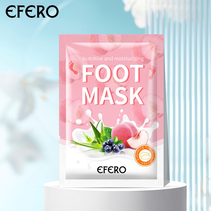 Efero Foot Mask Masker Kaki Foot Peeling Exfoliating Foot Mask