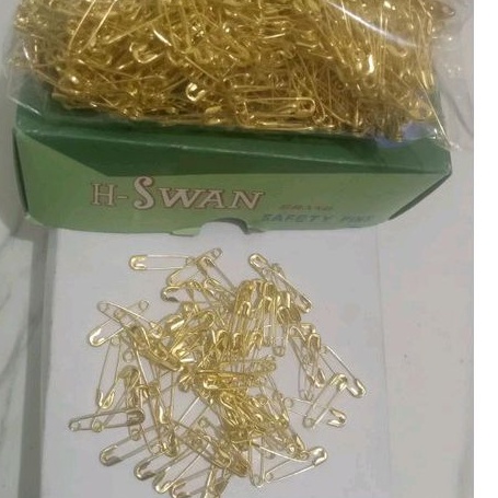 peniti lswan gold anti karat per 1 buah/biji