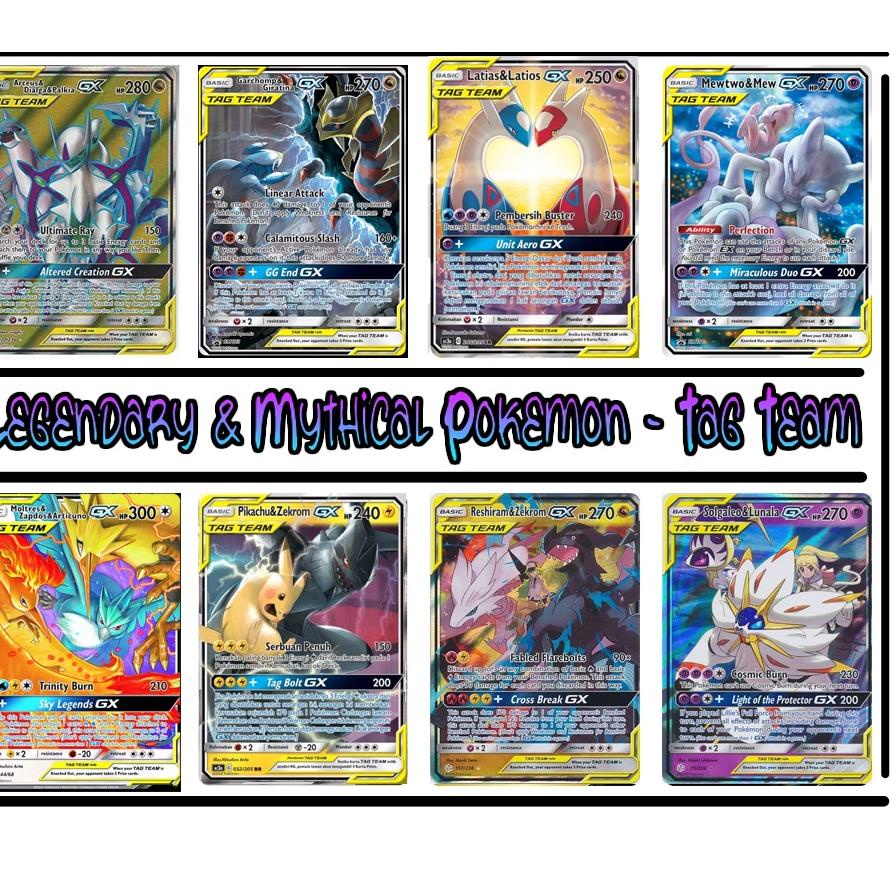CUCI GUDANG KARTU POKEMON TCG HOLOGRAM SPECIAL LEGENDARY & MYTHICAL POKEMON - TAG TEAM ♬ 885