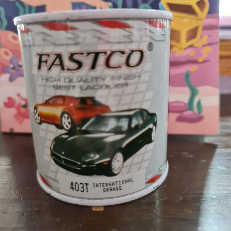 Cat FASTCO Kecil 403T International Orange Cat Duco NC Mobil Motor