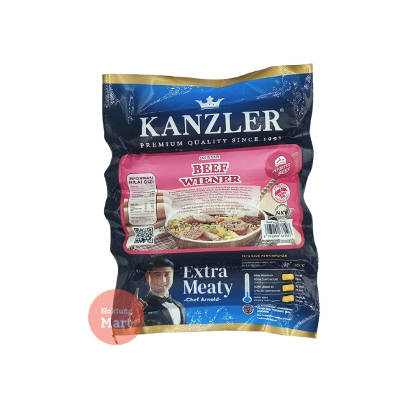 

Kanzler Beef Wiener Sausaege 360GR Sosis Sapi Wiener