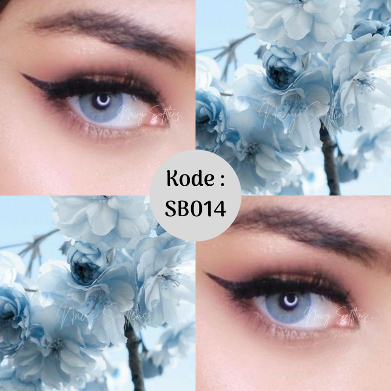 SB014 / Softlens Biru / Softlens Blue / Softlens Light Blue / Softlens Biru Terang / Softlens Arabian