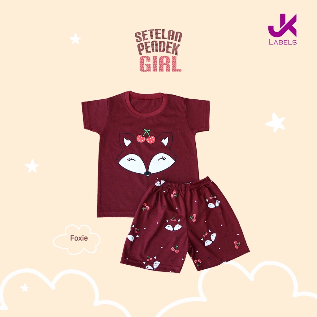 JK Setelan Pendek Girl - Foxie (1-8 TAHUN)