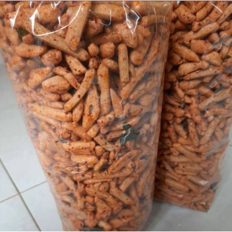 Jual Basreng Stik Pedas Daun Jeruk Segar 1kg Shopee Indonesia