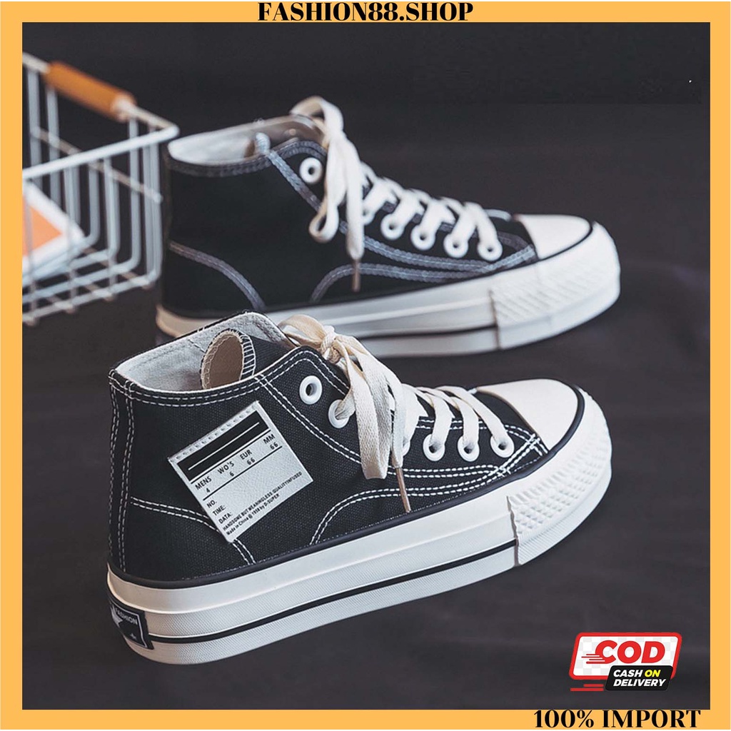 COD Sepatu Kanvas Sepatu Sekolah Sepatu Wanita Sepatu Import Premium SP 049