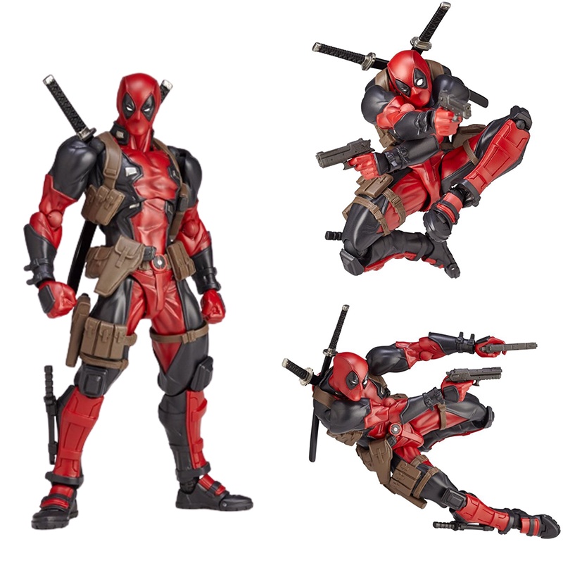 Boneka Deadpool 6 &quot;Marvel Multiple Articulation Point And Color Kemasan Dus