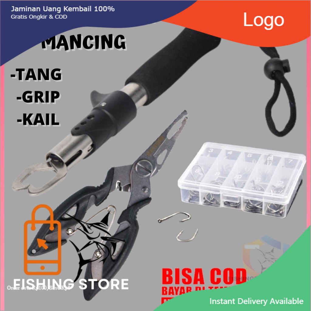 Perlengkapan Alat Pancing Tang Kail Pancing Fishing Hook Remover Stainless Steel Pengendalian ikan S