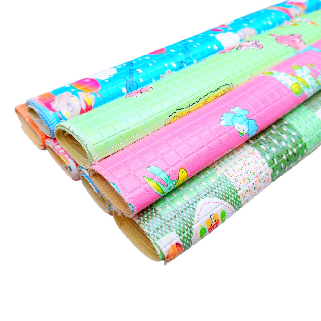 Perlak Bayi Alas Ompol Anti Bocor Waterproof Karpet Bayi Motif