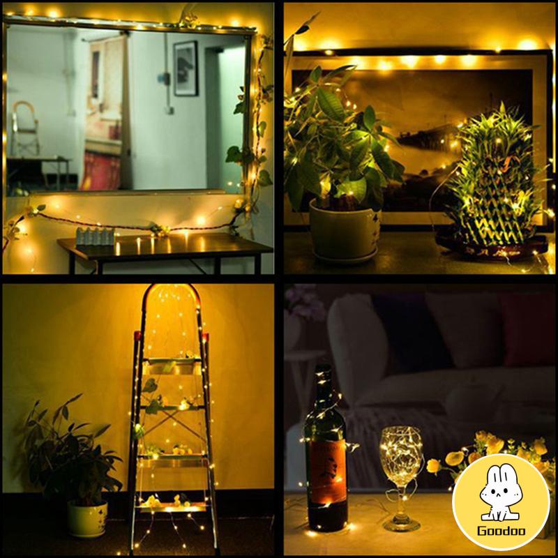 Lampu String Led 3m / 5m / 10m Anti Air Untuk Dekorasi Pesta Natal -Doo