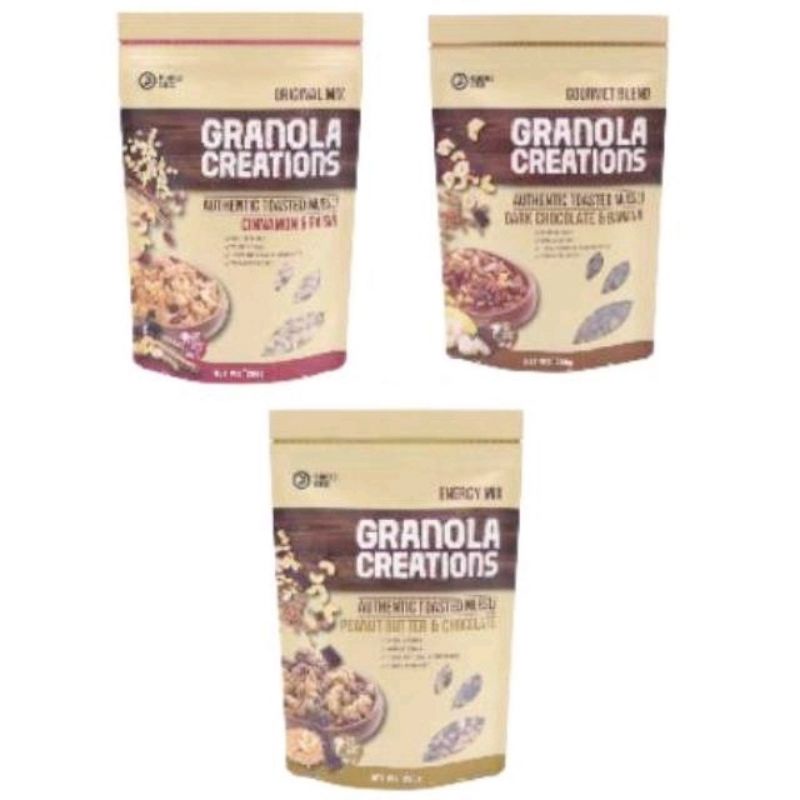 

Granola Creation Mix 200 Gr - Cemilan Sarapan Sehat Kaya Serat