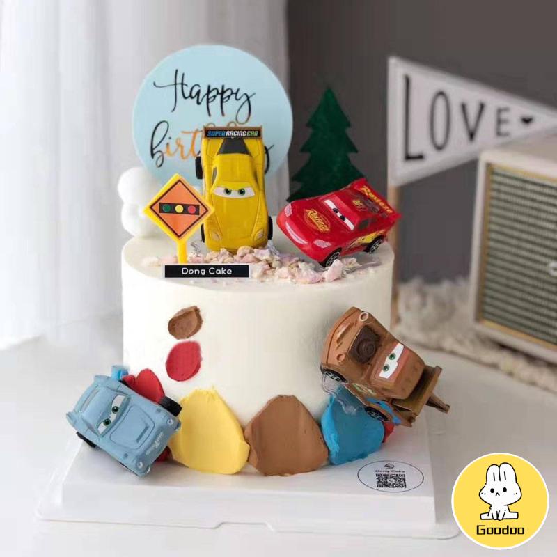 Cake Topper Happy Birthday / Tusukan Hiasan Kue Happy Birthday Acrylic -Doo