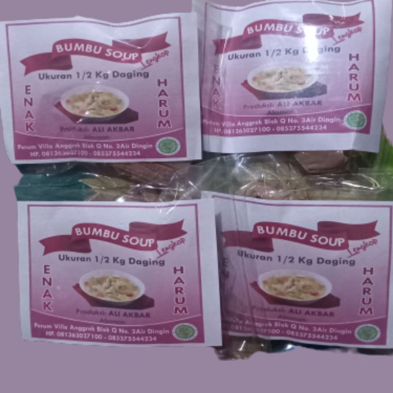 

Bumbu Soup ALI AKBAR 30gr