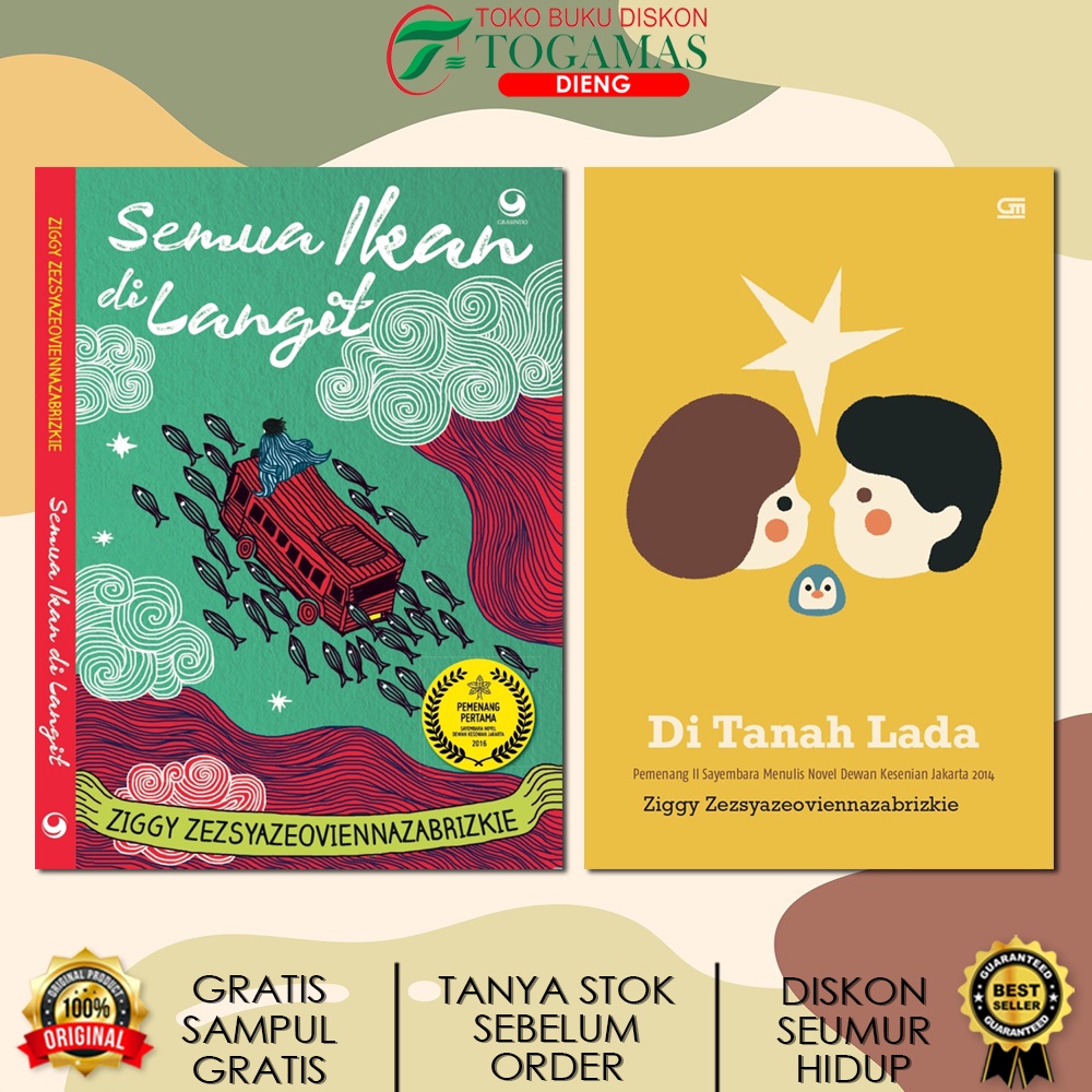 SEMUA IKAN DI LANGIT DI TANAH LADA ED. COVER 2021 KARYA ZIGGY ZEZSYAZEOVIENNAZABRIZKIE