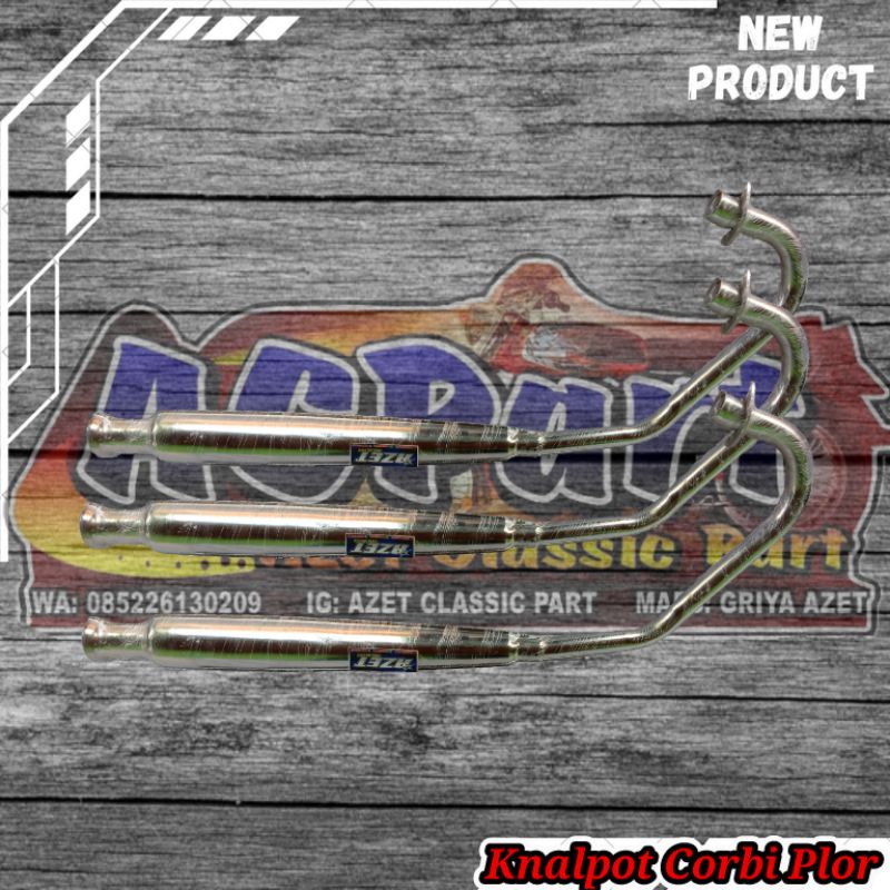 Knalpot Corbi Plor Klokor cb125 cb100.