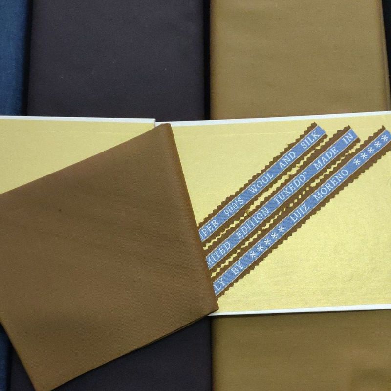 Bahan TR semi wool untuk PDH seragam Pemda tua(kecoklat)