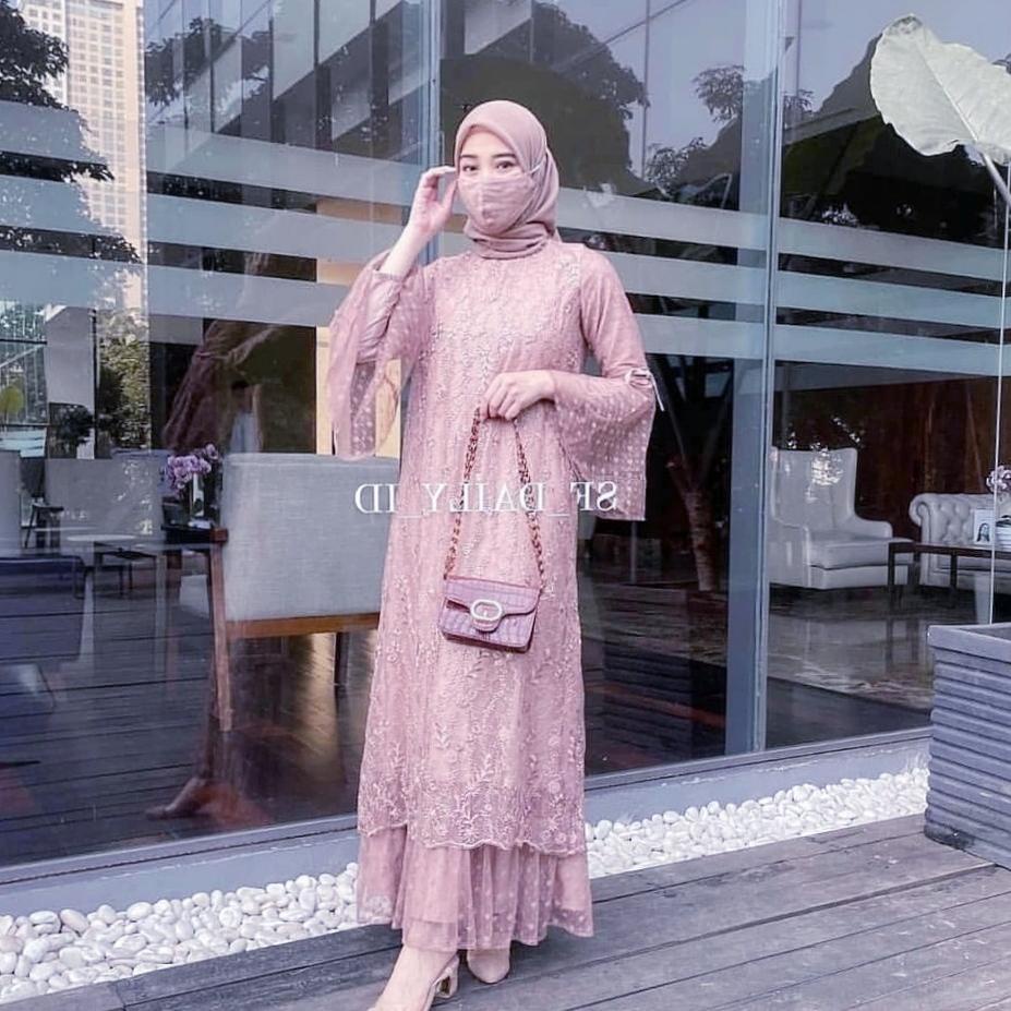 Trx5b5Ap--[ORI]RIRIN DRESS BRUKAT TILE IMPORT/GAMIS BRUKAT/DRESS MUSLIM/KEBAYA MODERN TERBARU 2021/G
