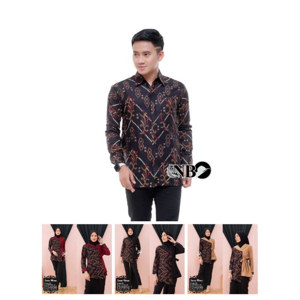 Batik Couple | Batik Couple Modern | Baju Batik Couple | Batik Tunik Couple | Batik | Seragam Batik Pria Dan Wanita