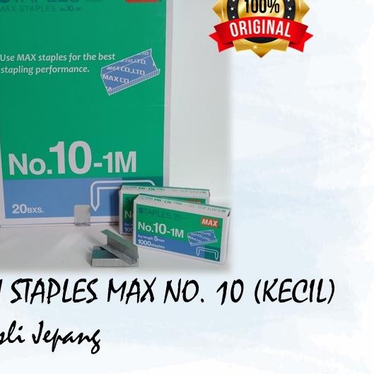 

isi Staples max no.10-1M Original harga per box isi 20 pack kecil