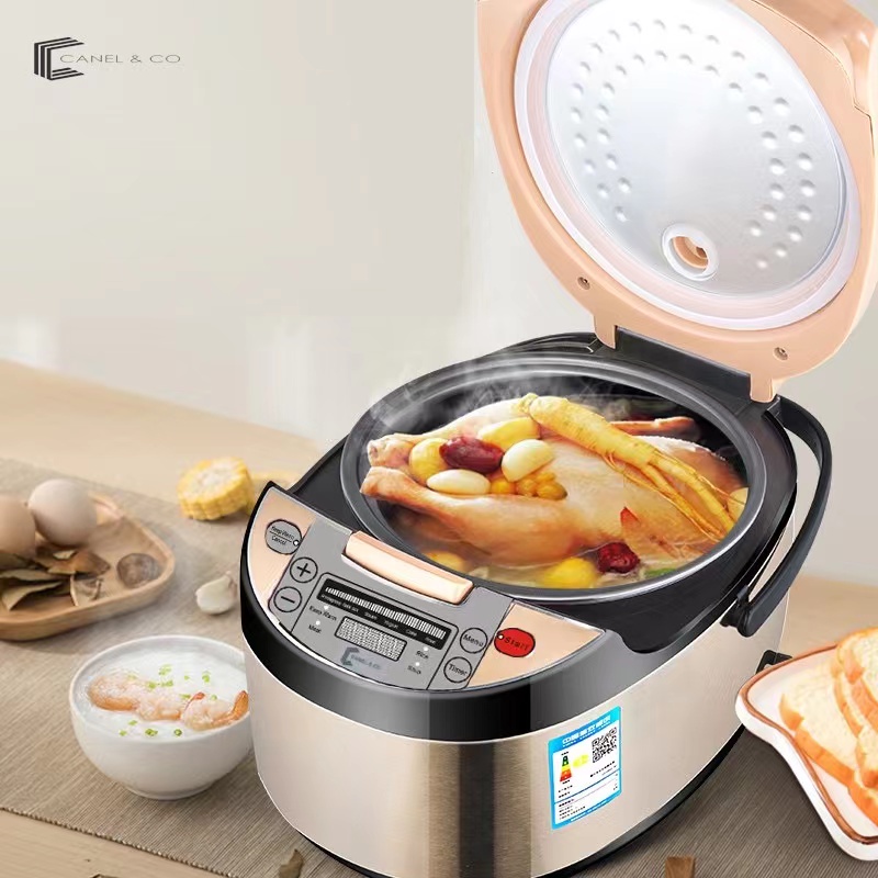 Tahan Lama Multifungsi Rice Cooker TIDAK ADA PENGUKUS Peralatan Rumah Tangga Smart Multi-Fungsi Rice Cooker Penanak Nasi Digital Penanak Nasi Mini 2L