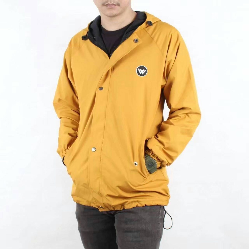 Jaket Casual Jaket Parasut Pria Yellow