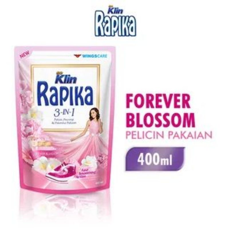 Rapika Biang Pelicin Pakaian 400ml/ So Klin Rapika 3 IN 1