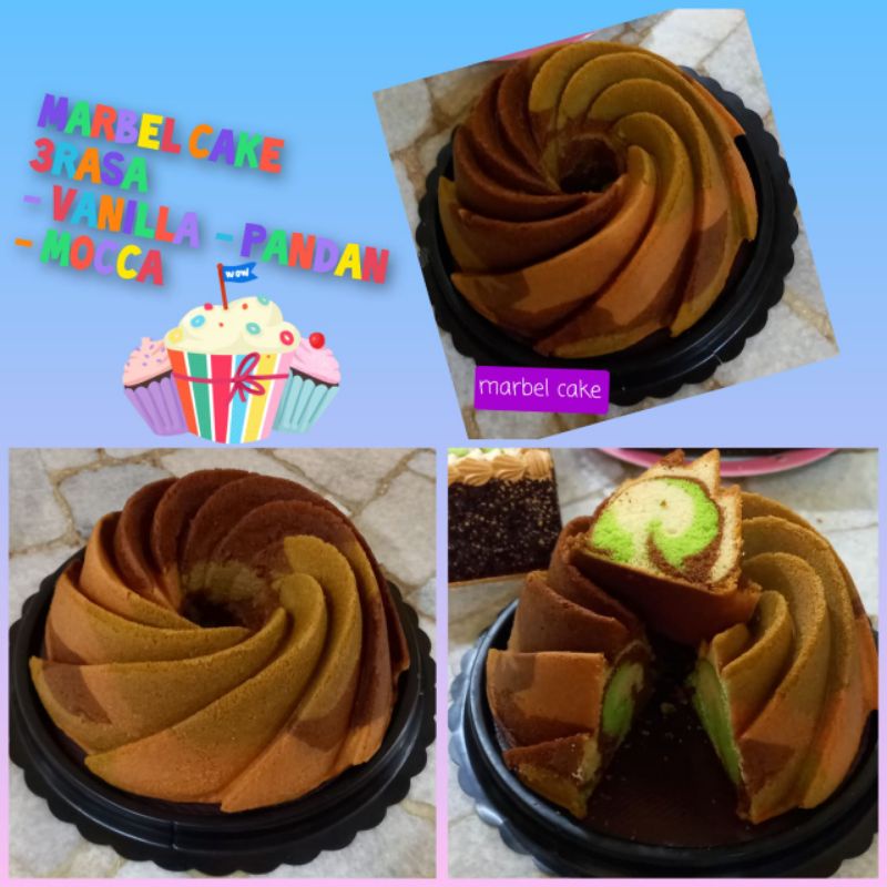 

marble cake/marmer cake