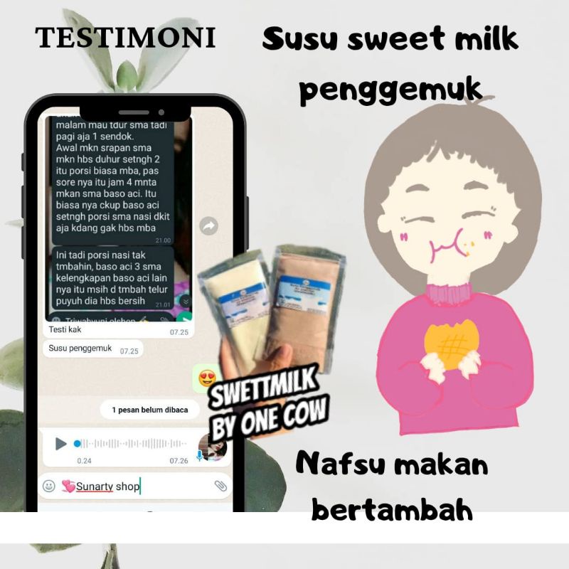 

Susu penggemuk by Sweetmilk 1 pcs, susu viral, susu sehat_Original_BPOM