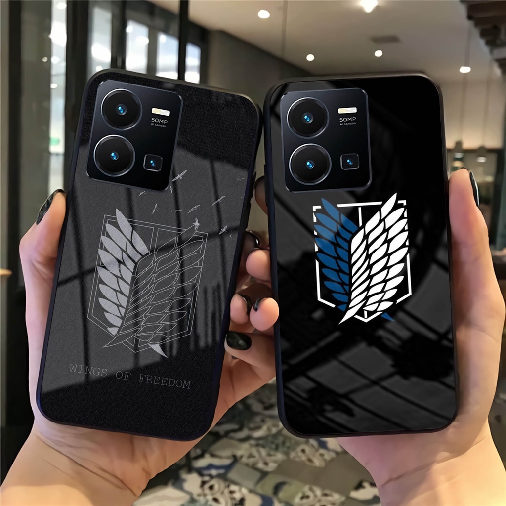 Softcase Glass VIVO Y35 2022 - GK32 - Case HP VIVO Y35 2022 - Case VIVO Y35 2022 - Kesing HP VIVO Y3