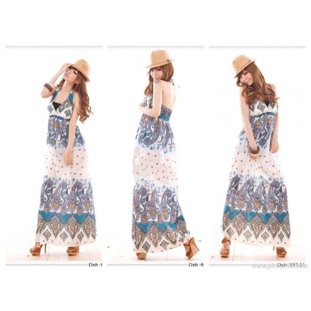 Bohemian Dress - TPDH8038WHITE