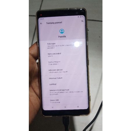 lcd sony experia xz3 original copotan