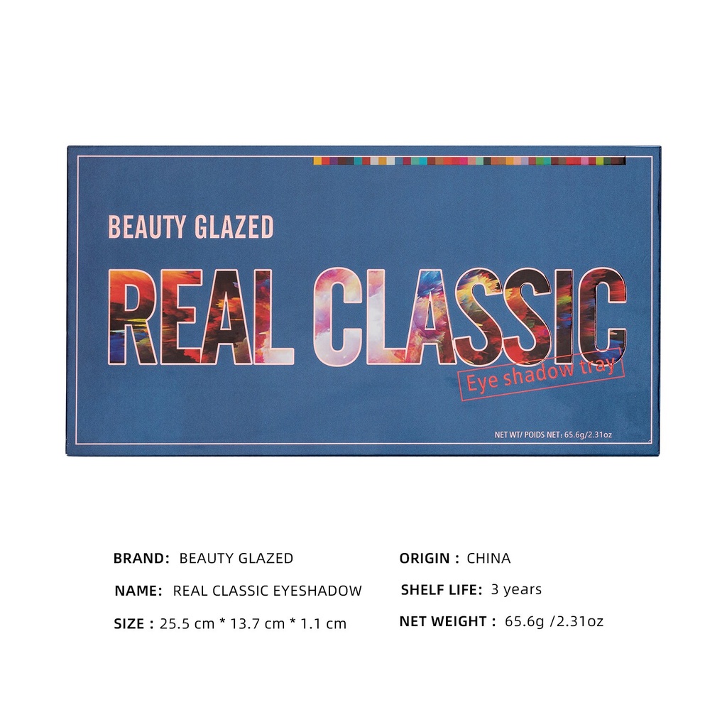 Beauty Glazed Real Classic Eyeshadow Palette Beauty Glazed Eyeshadow Matte Beauty Glazed Eyeshadow Pallet Beauty Glazed