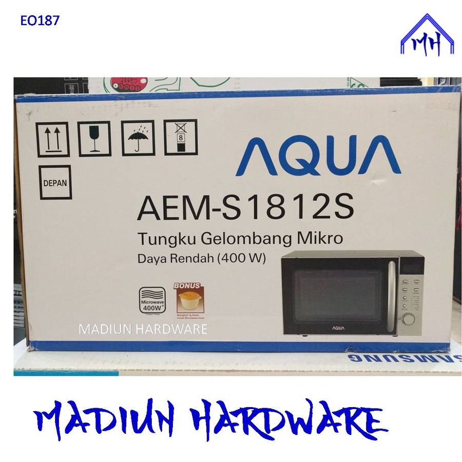 Microwave Aqua AEM-S1812S Kapasitas 17 Liter 400 Watt