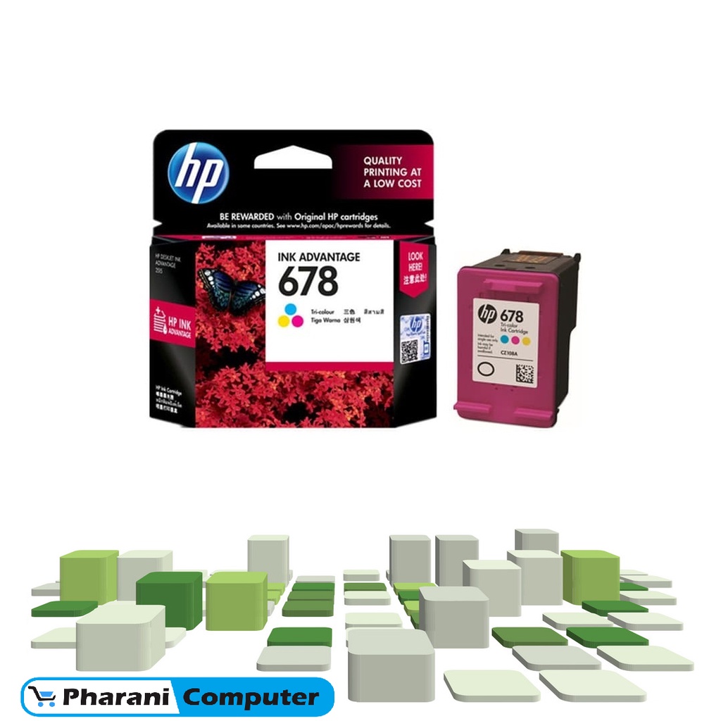 Catridge Hp 678 Colour / Tinta Hp 678 / Cartridge Hp 678 Warna Original semarang
