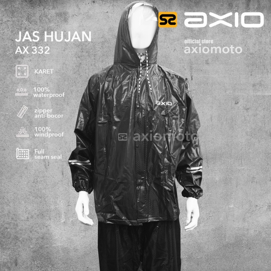 [NEW] Jas Hujan Jaket Celana Tebal | Jas Hujan AXIO Dewasa Type AX332