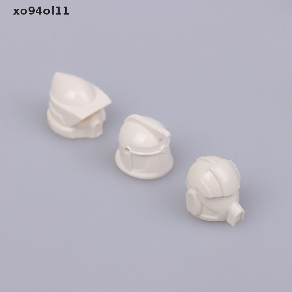 Xo 10Pcs Mainan Balok Bangunsusun Model Lego Bentuk Helm Untuk Anak