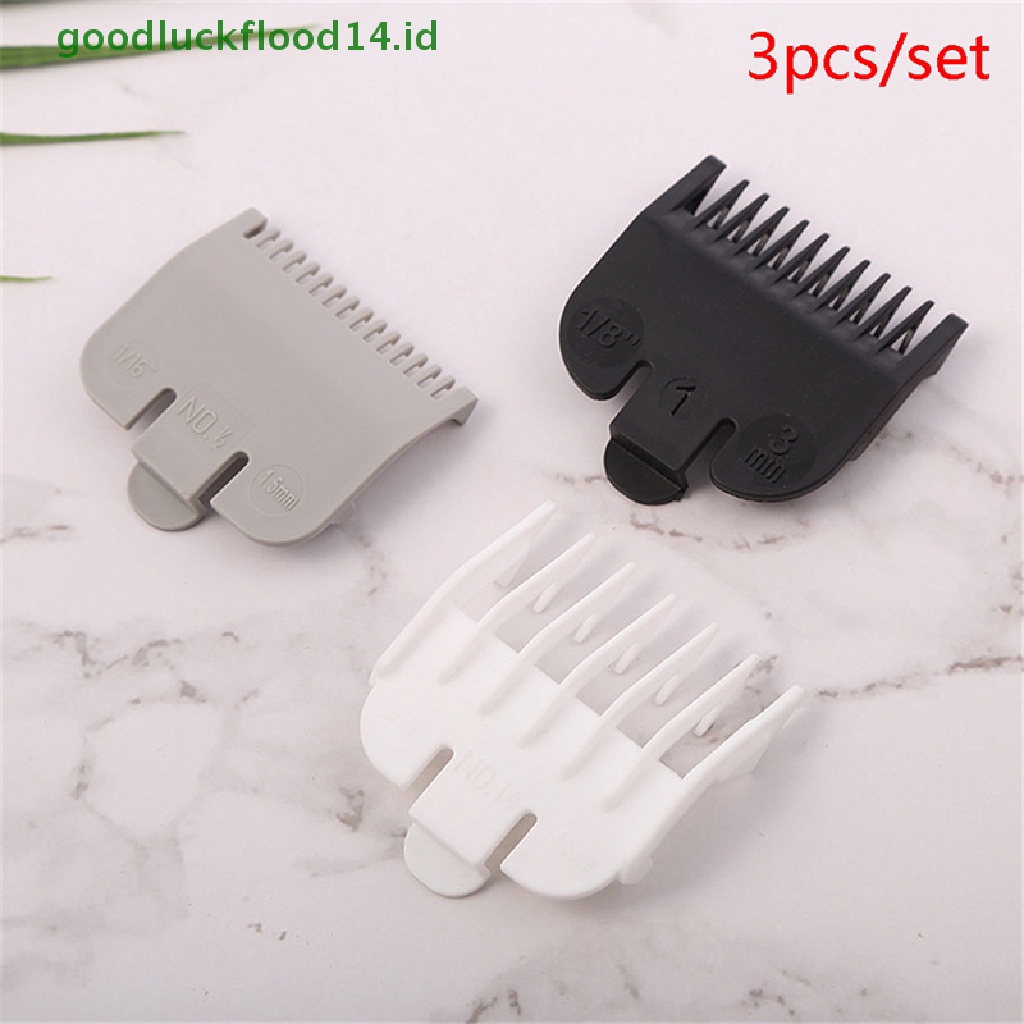 (GOOGFOUR) 3pcs / set Sisir Panduan Pengganti Untuk Alat Cukur Rambut Universal