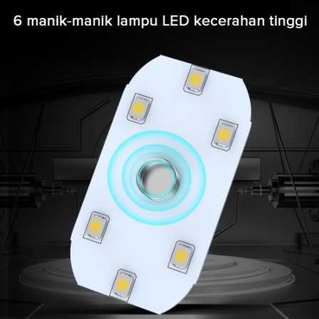 Lampu Plafon Mobil Lampu Sensor Sentuh Mobil 6 LED USB Lampu Kabin Interior Mobil Lampu Baca Lampu Laci Lampu Lemari Lampu Armrest Lampu Tangga Lampu Darurat