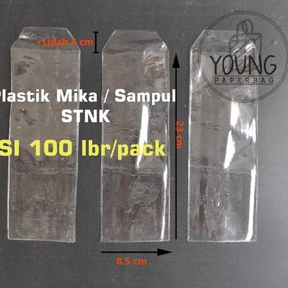 

[J-ELU ❤] Plastik STNK PVC / Sampul PVC Cover STNK uk. 8,5 x 23 ISI 100 pcs-paling laris