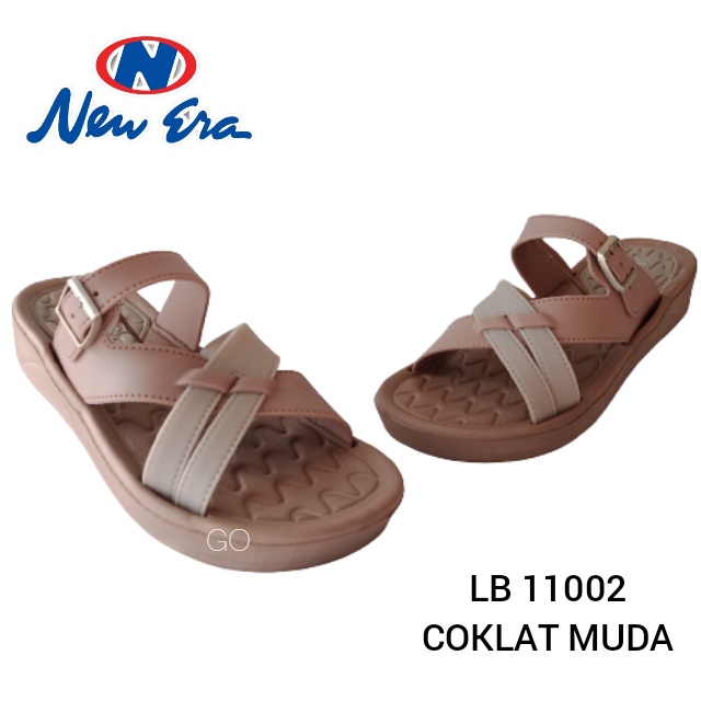 gos NEW ERA LB E 11002 Sandal Wanita Slip On Sandal Casual Wanita Size 37-41