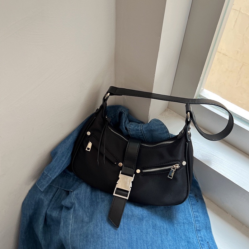 Tas Selempang Nylon Wanita Tas Bahu Cewek Shoulder Bag JS2 8558