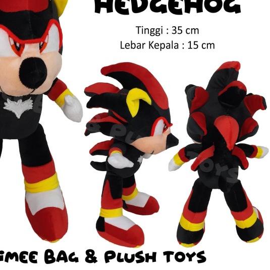 [satuan] Boneka SHADOW THE HEDGEHOG (sonic hitam)