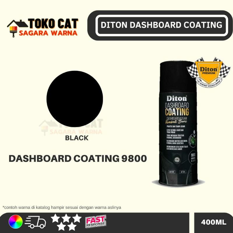 Diton Dashboard Coating Black 9800