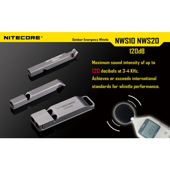 NITECORE Outdoor Emergency Whistle - NWS10
